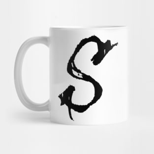 Dark and Gritty letter S from the alphabet Mug